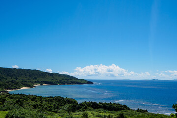 御神崎　石垣島　沖縄　日本