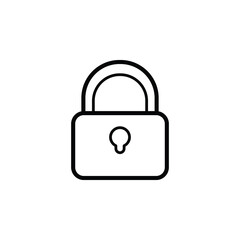 lock vector for website symbol icon presentation