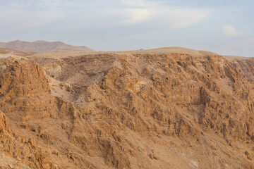 Fototapeta na wymiar The Judean desert in Israel.