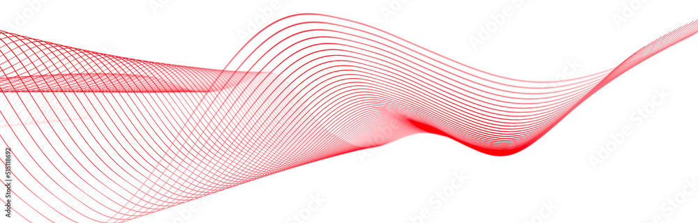 Poster color wave consisting of lines on a white background. colorful background with dynamic wave elements