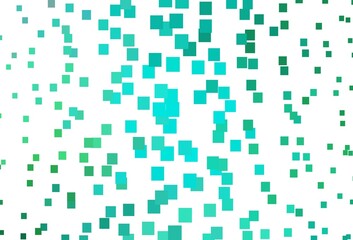Light Green vector background with rectangles.