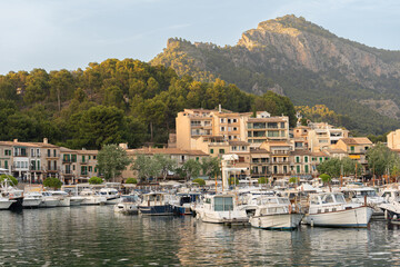 Port Soller on the island of Majorca