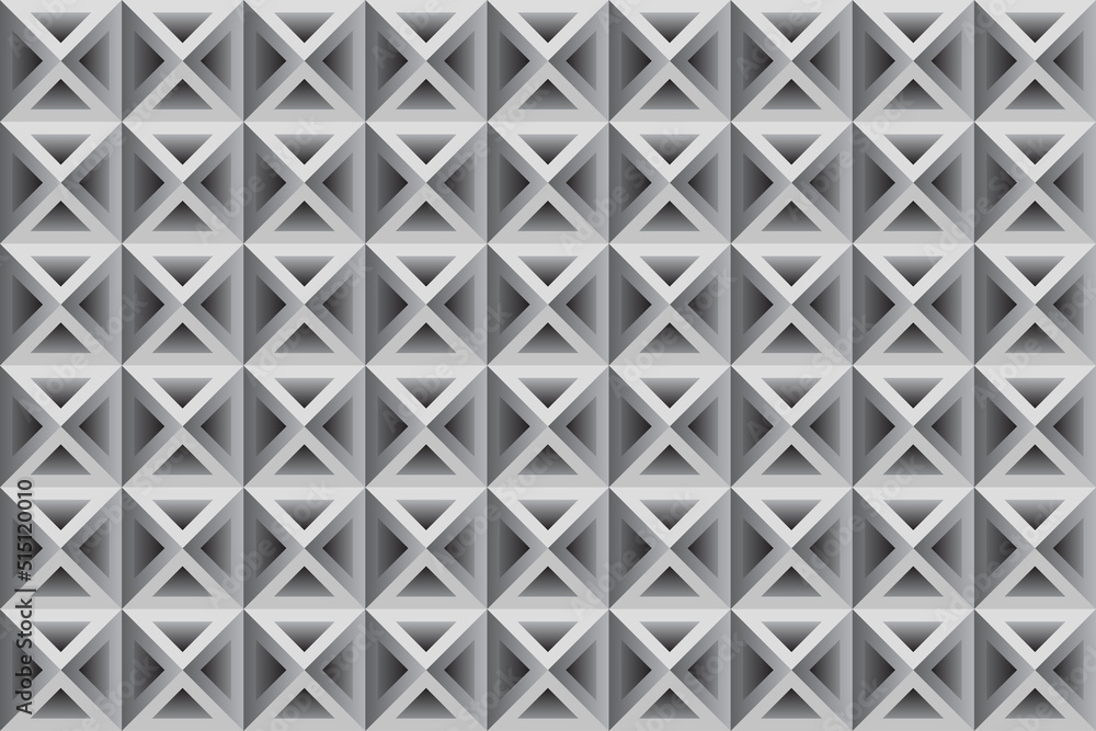 Poster monochrome background with repeating geometric shapes. abstract mosaic background with squares and t