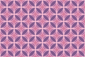 Abstract pink and purple seamless pattern. Repeating geometric elements. Abstract tile pattern.