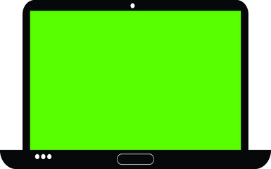 Laptop image vector illustration.