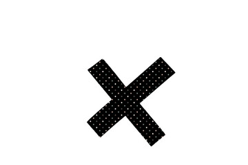 Obraz premium Isolated Tape Pieces on Transparent Background