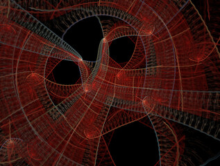 Imaginatory fractal abstract background Image