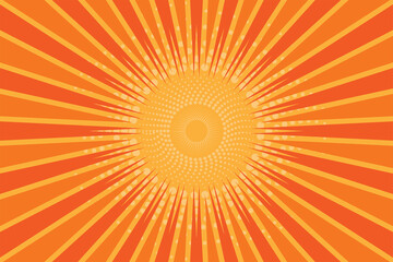 Sun flare beam brust frame comic book modern triangle boom effect Manga speed radial anime speed lines