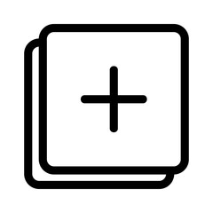 Obraz premium add to list icon or logo isolated sign symbol vector illustration - high quality black style vector icons 