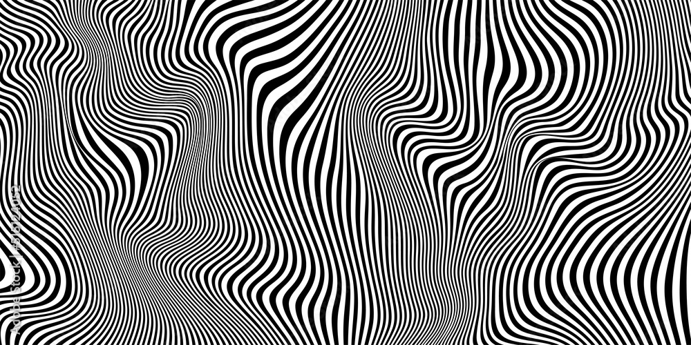 Poster abstract wavy 3d mesh on a white background. geometric dynamic wave. 3d technology wireframe. vector