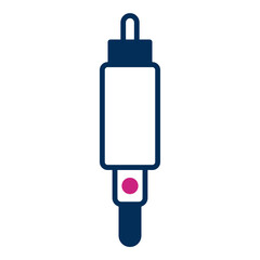 rca cable icon on transparent background