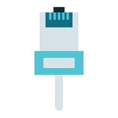 rj45 cable icon with transparent background