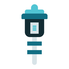 infrared cable icon on transparent background