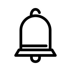 notification bell  icon or logo isolated sign symbol vector illustration - high quality black style vector icons
