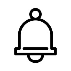notification bell  icon or logo isolated sign symbol vector illustration - high quality black style vector icons

