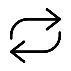 repeat icon or logo isolated sign symbol vector illustration - high quality black style vector icons
