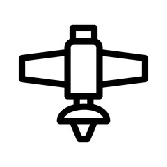 satellite icon or logo isolated sign symbol vector illustration - high quality black style vector icons
