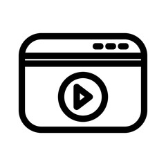 youtube icon or logo isolated sign symbol vector illustration - high quality black style vector icons

