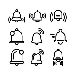 notification icon or logo isolated sign symbol vector illustration - high quality black style vector icons
