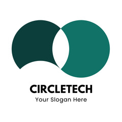 circle creative start up logo. Simple modern concept logo