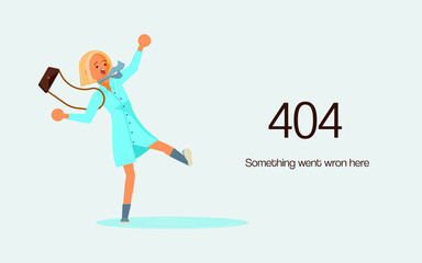 404 error not found web page.