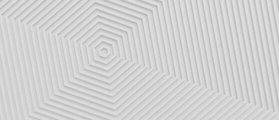 3d white hexagons light BG. Abstract light elegant pattern. Minimal embossed paper wallpaper. Universal background for business presentation