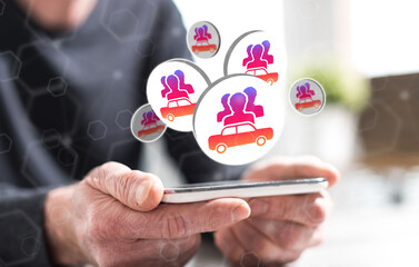 Concept of car sharing