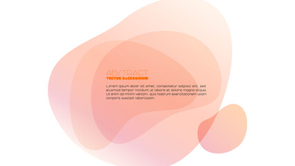 曲線的なシェイプの背景