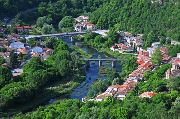 View of Veliko Tarnovo from Garga Bair hill