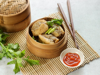 Tahu Bakso is a traditional snack made from tofu, glutinous rice powder and beef
