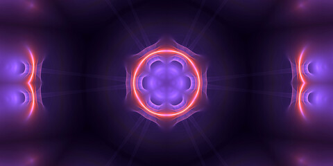 Fraktal Hintergrund für Drucksachen und Internet Design