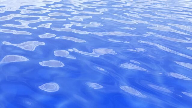 Summer Resort Ocean and Skys Water surface CG background.