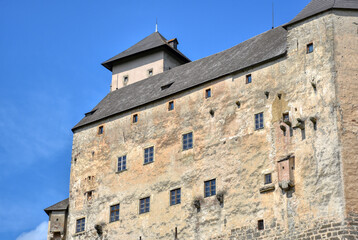 Rappottenstein, Burg, Kinderburg, Wehrbau, Turm, Mittelalter, Gotik, Romanik, Renaissance, Höhenburg, Mittelalter, imposant, Wehranlage, Festung, Berg, Mauer, Burgmauer, Zinnen, Verteidigung, Kuenring