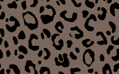 Abstract modern leopard seamless pattern. Animals trendy background. Color decorative vector stock illustration for print, card, postcard, fabric, textile. Modern ornament of stylized skin