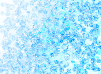 キラキラ光る透明な粒1