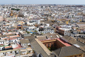 City Skyline, Seville Skyline, Andalusia, Spain