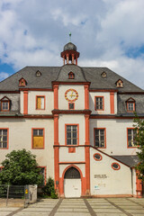 Fototapeta na wymiar Facade of the historic merchants house in Koblenz, Germany