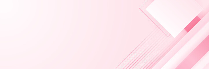 Abstract pink banner. Designed for background, wallpaper, poster, brochure, card, web, presentation, social media, ads. Vector illustration design template.