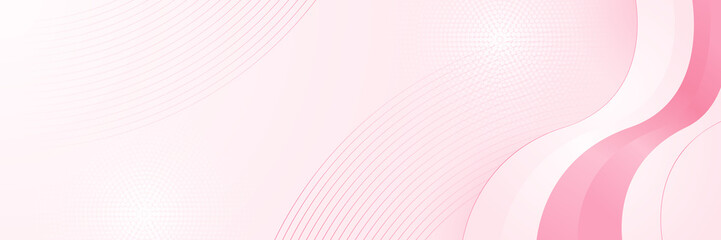 Abstract pink banner. Designed for background, wallpaper, poster, brochure, card, web, presentation, social media, ads. Vector illustration design template.