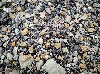 stones on the river.