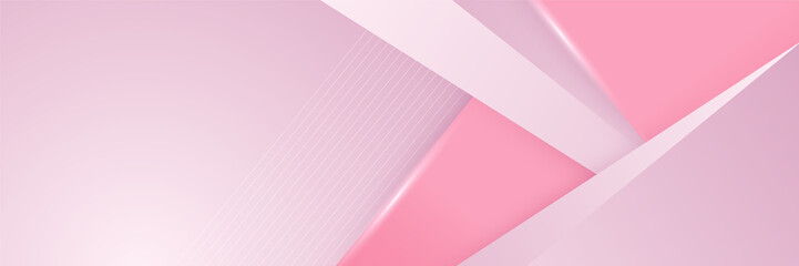 Abstract pink banner. Designed for background, wallpaper, poster, brochure, card, web, presentation, social media, ads. Vector illustration design template.