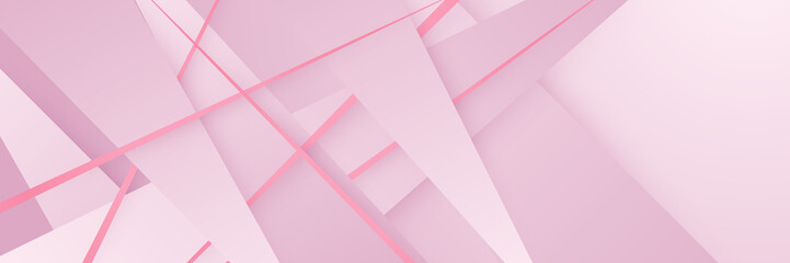 Abstract pink banner. Designed for background, wallpaper, poster, brochure, card, web, presentation, social media, ads. Vector illustration design template.