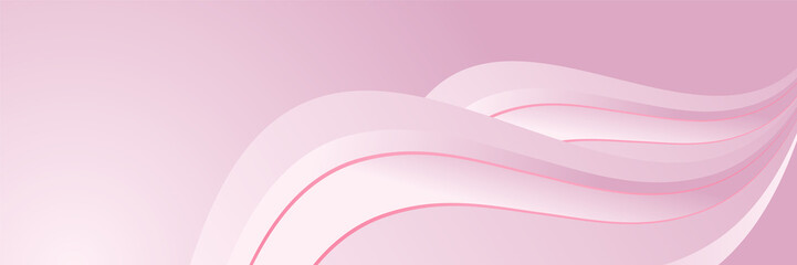 Abstract pink banner. Designed for background, wallpaper, poster, brochure, card, web, presentation, social media, ads. Vector illustration design template.