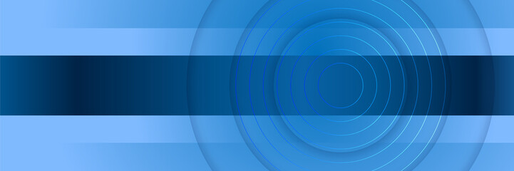 Abstract blue banner. Designed for background, wallpaper, poster, brochure, card, web, presentation, social media, ads. Vector illustration design template.