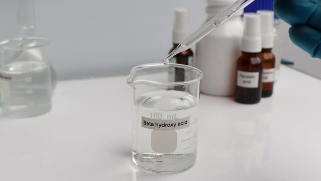 beta hydroxy acid is a chemical ingredient in beauty product, chemicals used in laboratory experiments