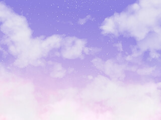 Fototapeta premium Pink purple dream light galaxy sky