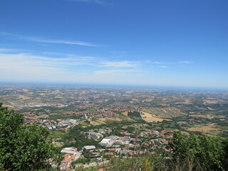 panorama da San Marino, San Marino, Europa