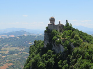 Fototapeta na wymiar Seconda Torre, Cesta, San Marino, Europa