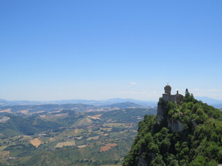 Fototapeta na wymiar Seconda Torre, Cesta, San Marino, Europa