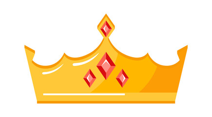 Fototapeta premium Golden Royal Crown. Vector illustration